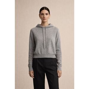 Tiger Of Sweden M Wool Hoodie Gray Scandi Minimal Luxury Cropped Quiet Luxury